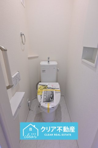 【トイレ】 | 太田市鳥山中町　ブルーミングガーデン | 2階にもトイレがあるので忙しい朝も分けて使えます！