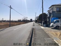 【前面道路含む現地写真】 | 川越市大字天沼新田　売地　C区画