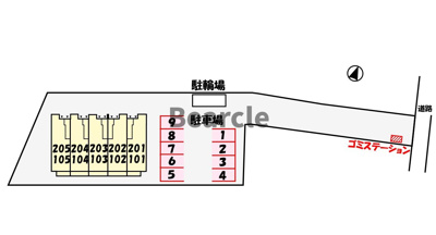 【駐車場】 | Kranfroh坂本