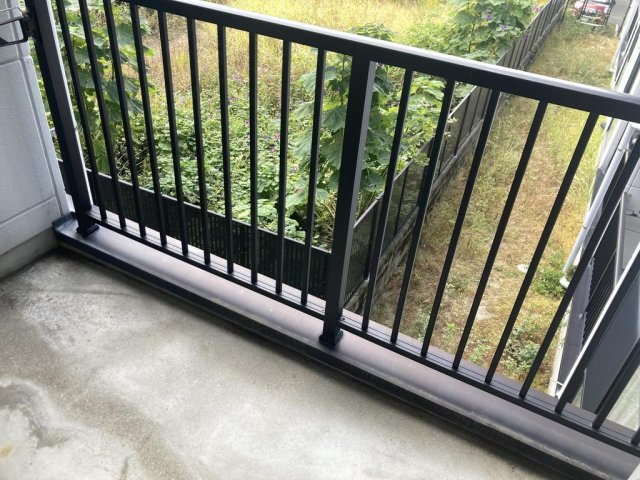 熊本市中央区本荘５丁目の賃貸マンションのバルコニー
