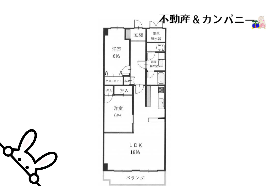 シャンボール喜与町の間取り
