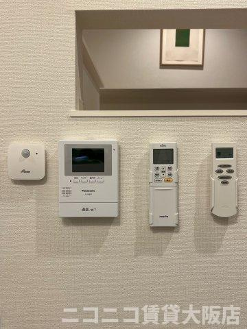 京都市山科区勧修寺東栗栖野町のアパートのセキュリティ|別号室イメージの為、現状を優先致します。
