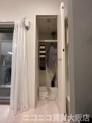 京都市山科区勧修寺東栗栖野町のアパートの収納|別号室イメージの為、現状を優先致します。