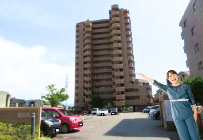 ジョイフルプラザ天山の外観|外はこのようになっています