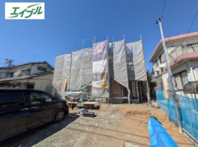 小牧市古雅４丁目　新築戸建の外観|建築中