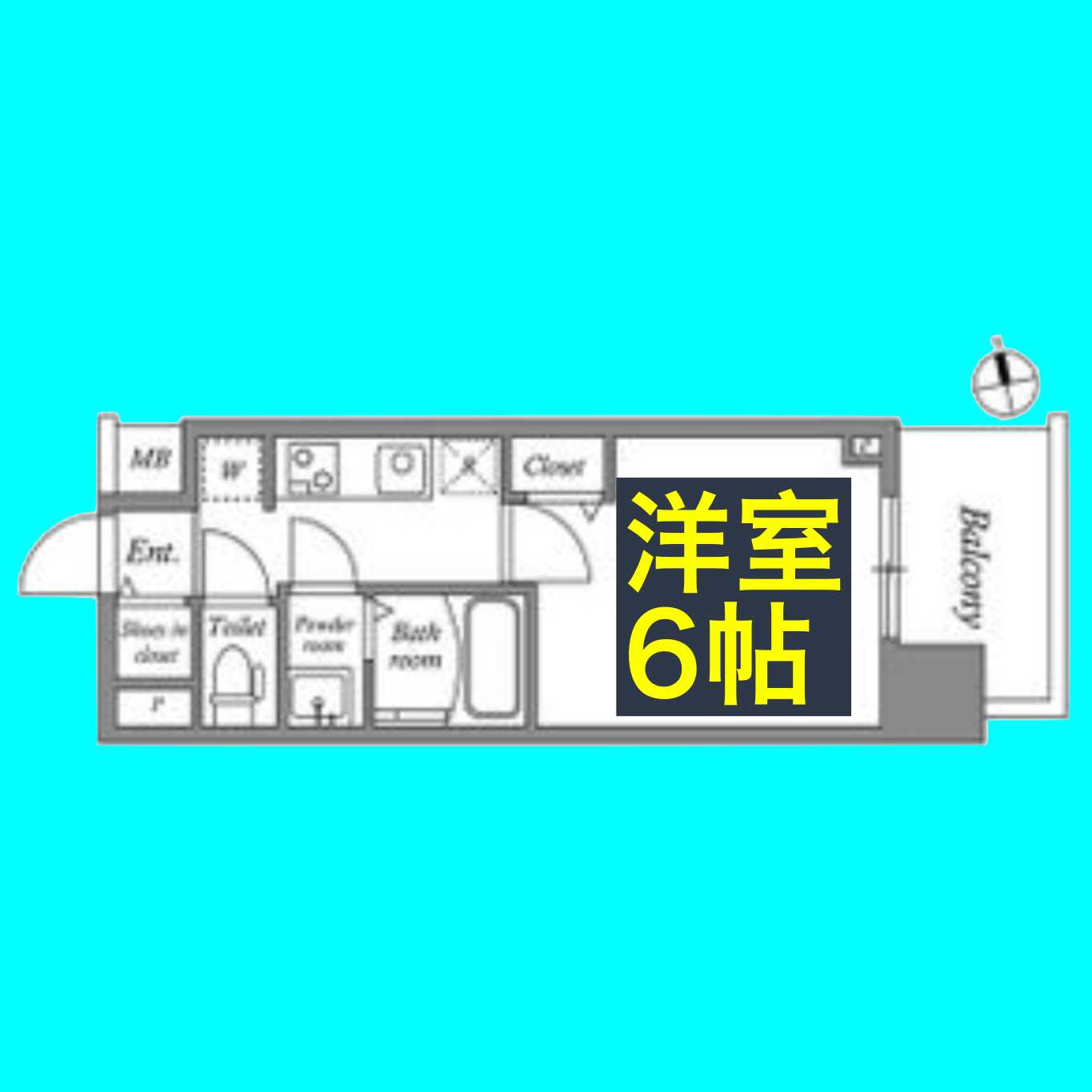 アドバンス名古屋ブランシュの間取り