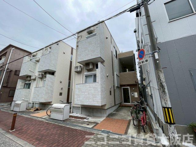 大阪市旭区大宮４丁目のアパートの外観
