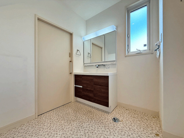 【積水ハウス施工の安心住宅】水の森3丁目の独立洗面台