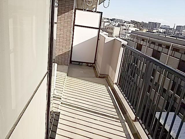 大新ヒルズのバルコニー