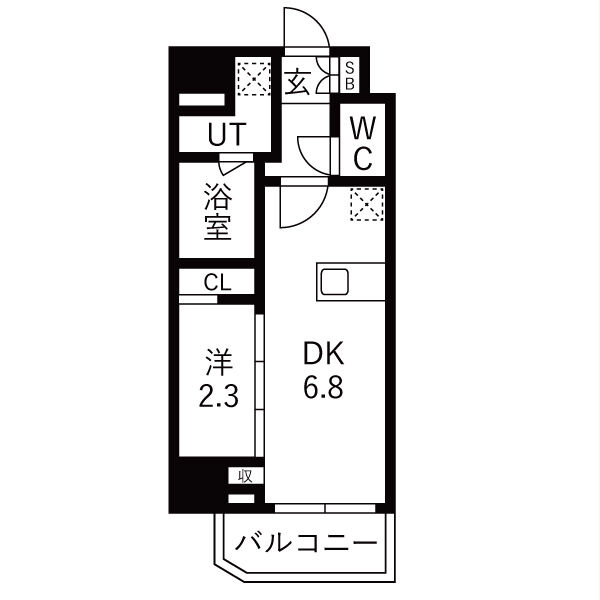 GRAN PASEO蒲田Ⅲの間取り