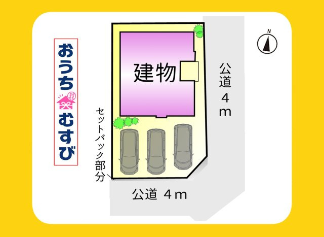 守山区森孝1期(全1棟)の区画図