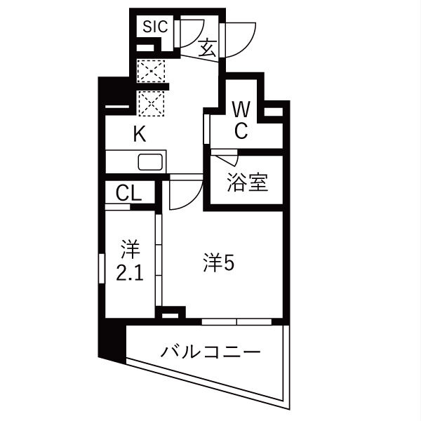 GRAN PASEO蒲田Ⅲの間取り