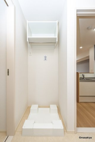 蔵谷ハイツの洗面所|写真は同じ大和ハウス施工の物です。色、仕様は若干異なります。