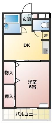 すみれコーポ【キャッシュバック対象物件】の間取り
