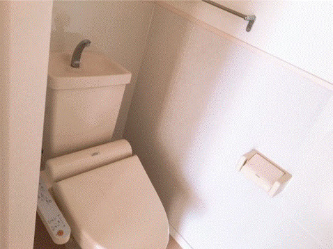 すみれコーポ【キャッシュバック対象物件】のトイレ|清潔感のあるトイレです