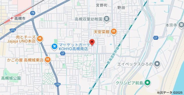 レオパレスグリーンローズの地図
