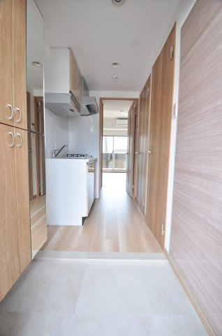 大阪市城東区中央２丁目の賃貸マンションの玄関