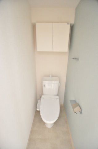 大阪市城東区中央２丁目の賃貸マンションのトイレ