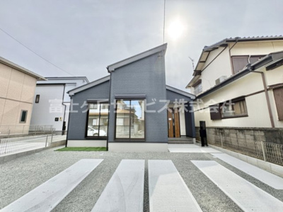 【外観】 | 豊橋市伝馬町 新築一戸建て 1号棟 | 落ち着いた雰囲気の外観です
