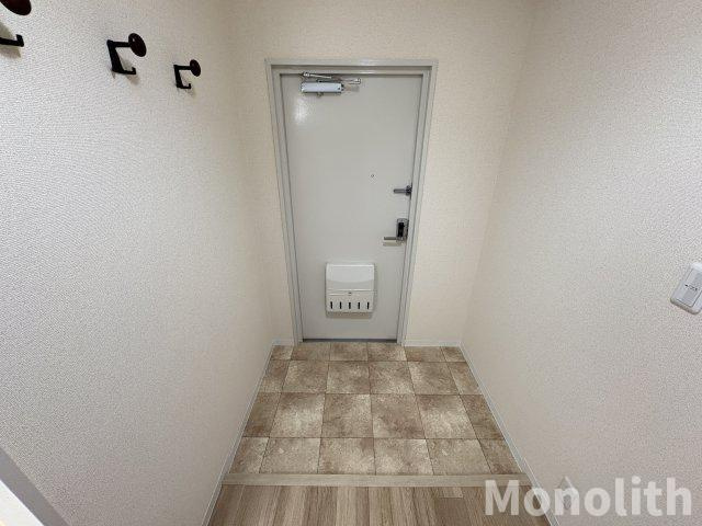 泉北城山台２丁17号棟の玄関