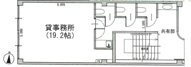 仮称）丸の内貸事務所店舗の間取り