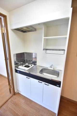 大阪市都島区都島本通１丁目の賃貸マンションのキッチン