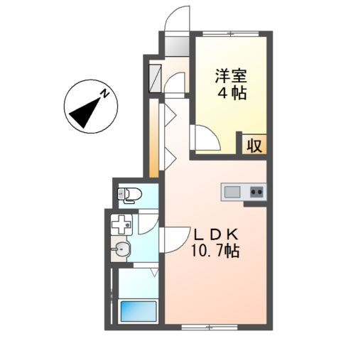 【間取り】 | 新築アパート500577