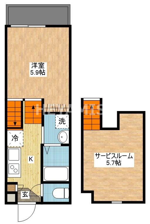 タンドレス多良見の間取り|※同物件同室タイプの写真でございます※現況を優先します※