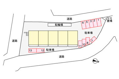 【区画図】 | プリベイル田中