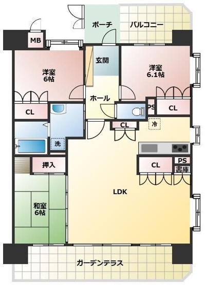 【間取り】 | ハウベストマンション月出一番館 | ☆間取図☆