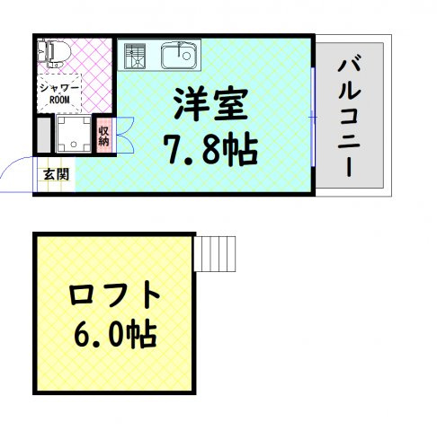 【間取り】 | 是空ＮＡＮＢＡ　ＮＩＳＨＩ