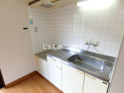 【キッチン】 | 八乙女庵 | ２口ガスコンロ設置可能なキッチンです。