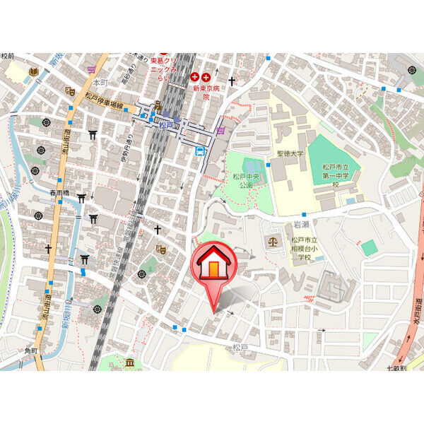 ファミリア一番館の地図