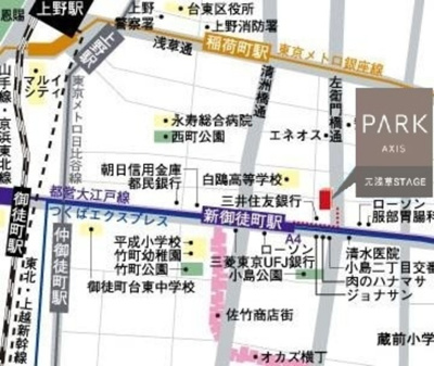 【地図】 | パークアクシス元浅草ステージ