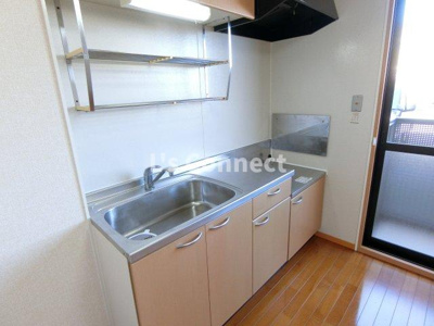 【キッチン】 | セジュール稲葉Ａ | ２口ガスコンロ設置可能なキッチンです。