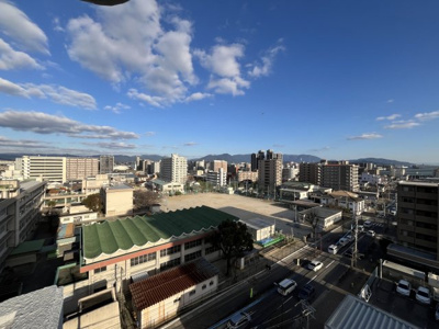【展望】 | コスモテール吉塚 | 9階部分は通風、眺望、陽当たりともに良好です☆