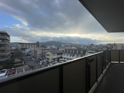 【展望】 | ランドアーク長丘 | 前面棟なしなので陽当たり、通風、眺望ともに良好です♪