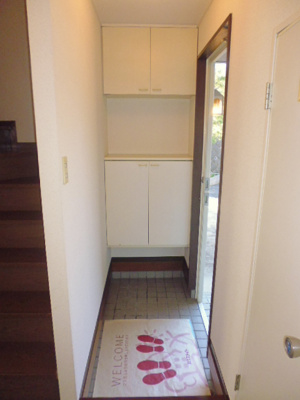 下駄箱付きの玄関