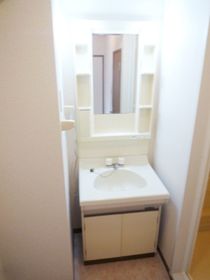 独立タイプの洗面台♪