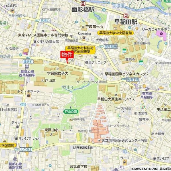 ディアスタ早稲田諏訪通りの地図