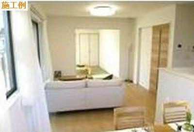 座間市入谷西２丁目新築戸建て　B号棟の居間・リビング|ゆったりとした居間です