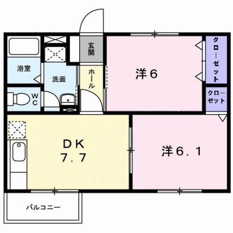 コーポラス　ＴＭの間取り