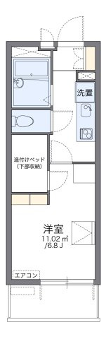 レオパレスＩＥＹＡＳＵの間取り