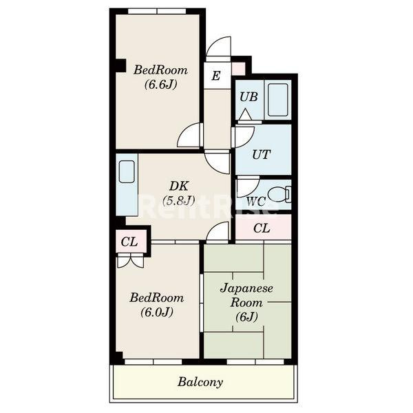 エクシードCの間取り