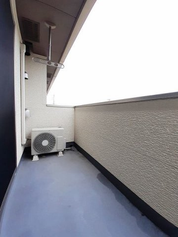 グランディール城南Ａのバルコニー