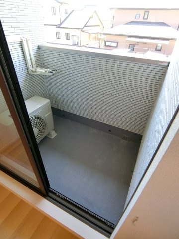 ヒカルサ米子Ⅱのバルコニー