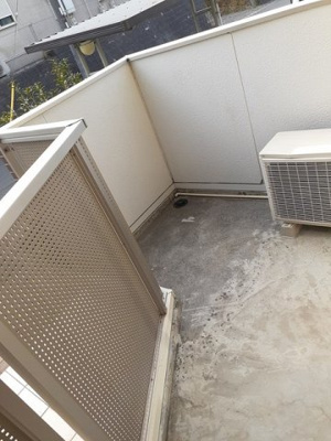 【バルコニー】 | エヴァーグリーン | 外からの目が気にならないバルコニーで洗濯物が干せます