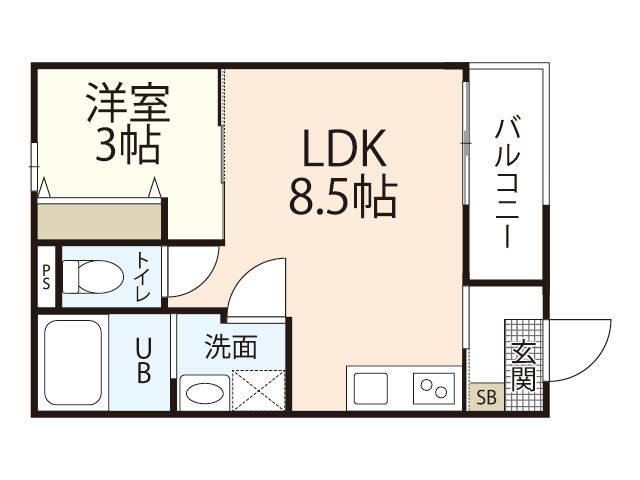 ＢＡＹＳＩＡ宇品の間取り