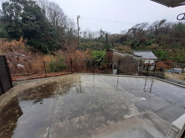 ブランシュールＣのバルコニー