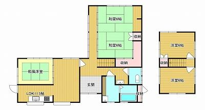 【間取り】 | 直方市大字直方 　中古一戸建☆仲介手数料半額☆